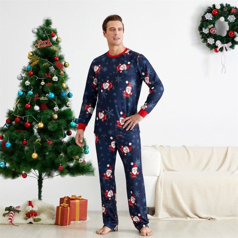 pyjama de noël imprimé flocon