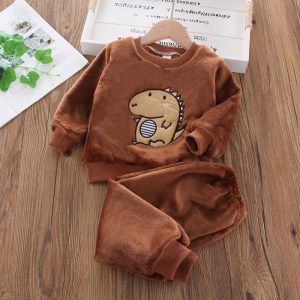 Pyjama polaire épais pour enfants